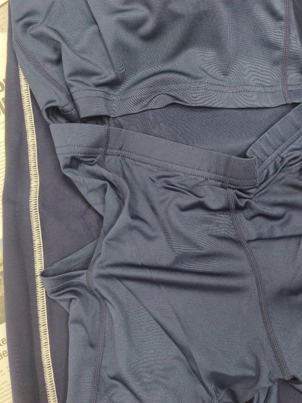 NWT ALO Yoga Chic Flattering Dress Navy/Ivory Workouts Everyday Wear S-M๐๐ป๐ - Picture 5 of 8
